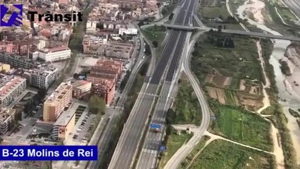 Carreteras vacías en Catalunya: B-23