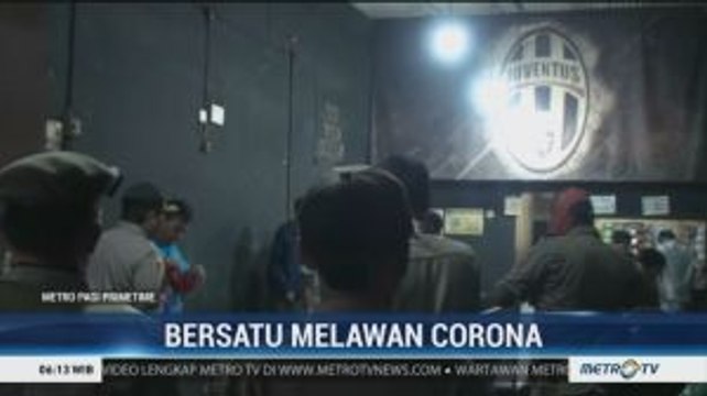 Upaya Cegah Covid-19, Tim Gabungan Bubarkan Pengunjung Warung Kopi di Banda Aceh