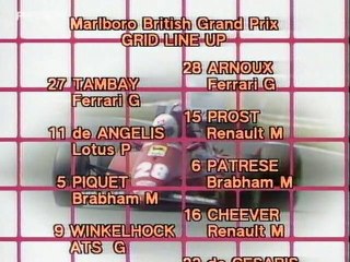 F1 Classics 1983 Grand Prix Great Britain