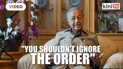 Dr M: You may feel bored, but we need to do this