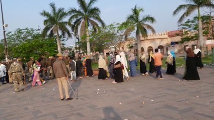 लखनऊ: कोरोना वायरस के कारण घंटाघर पर CAA के खिलाफ धरना अस्थाई तौर पर खत्म earch