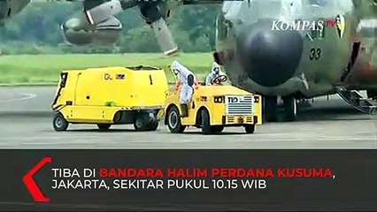 Bantuan Alat Kesehatan dari China Tiba di Halim, Diterima Menhan Prabowo