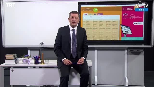 Milli Eğitim Bakanı Ziya Selçuk, uzaktan eğitimin ilk dersini verdi - Lise