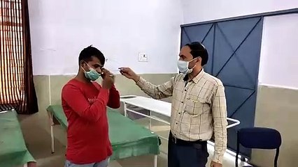 कैराना में कोरोना के संदिग्ध मरीज को लाया गया अस्पताल