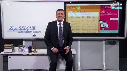 Milli Eğitim Bakanı Ziya Selçuk, uzaktan eğitimin ilk dersini verdi - Ortaokul - ANKARA