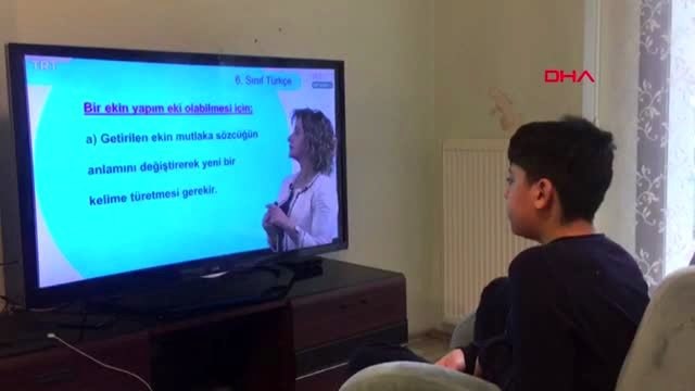 Edirne Uzaktan eğitim başladı, öğrenciler ders başı yaptı