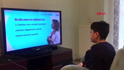 Edirne Uzaktan eğitim başladı, öğrenciler ders başı yaptı