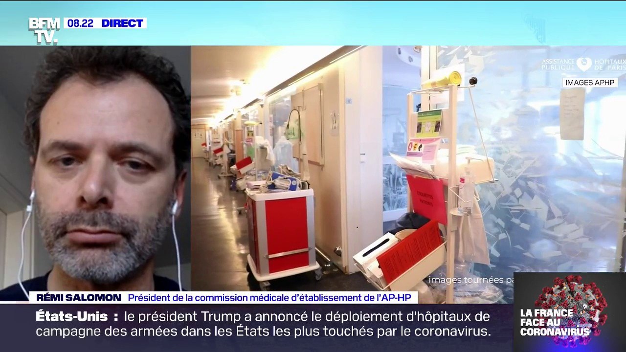 Coronavirus: "Nous ne sommes pas saturés" mais nous "ne savons pas si nous pourrons tenir" au pic de l'épidémie, déclare le Pr Rémi Salomon de l'AP-HP