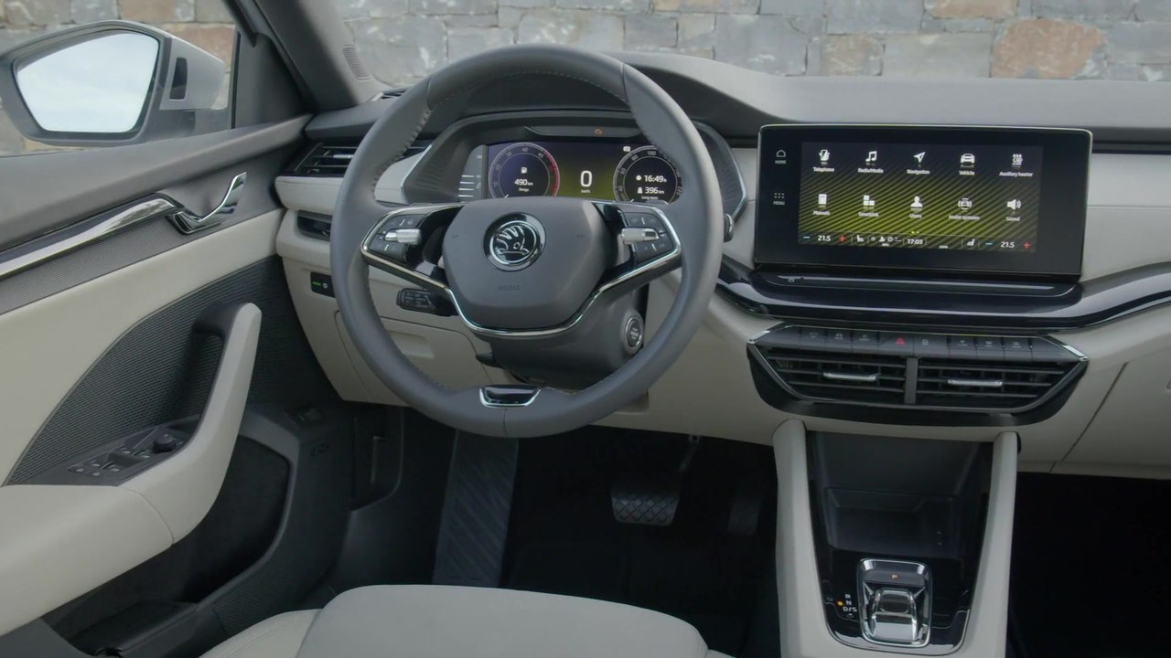 Der neue ŠKODA OCTAVIA - Instrumententafel mit verschiedenen Ebenen