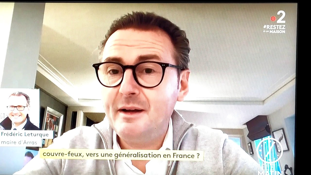 Arras sur France2 & France Info au sujet du couvre-feu - Pandémie Covid-19