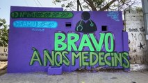 Senegalli grafiti sanatçıları koronavirüse karşı spreyleriyle 'savaşıyor' - DAKAR
