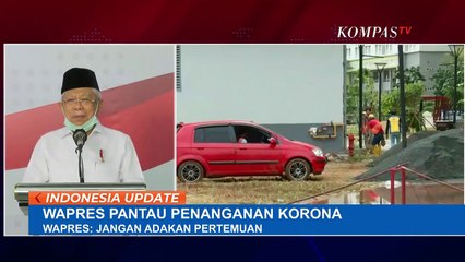 Wapres Ma'ruf Amin Pantau Penanganan Corona
