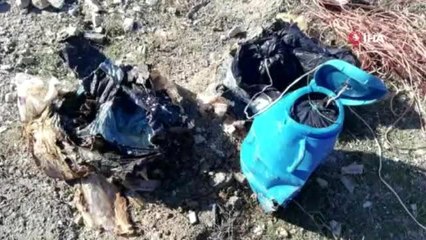Köy yoluna tuzaklanmış 60 kilogram patlayıcı ele geçirildi