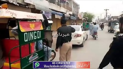 Charsadda: Tahseel Bazar ma Tajer Beradri ki Janeb se Khud Shutter Down kia Gia hay.