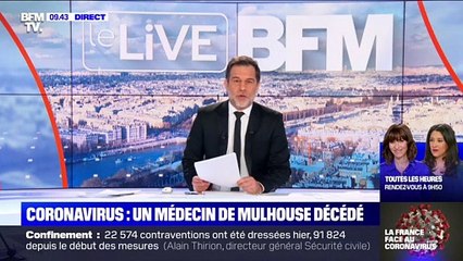 Coronavirus: un médecin de Mulhouse décédé - 23/03