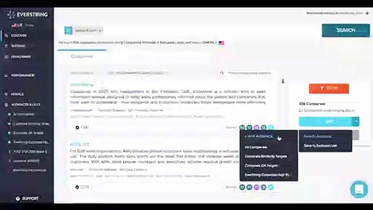 Sales Prospecting with EverString