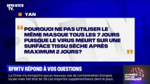 Pourquoi ne pas utiliser le même masque tous les 7 jours ? BFMTV répond à vos questions