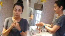 Trisha Hand Wash Awarness | Quarantine | Sameera fun @ Home