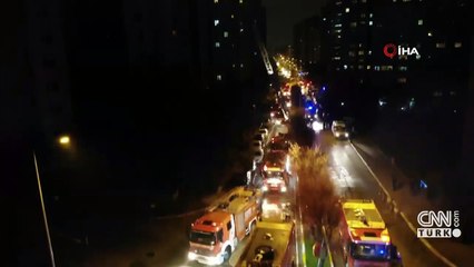 Beylikdüzü'nde korkutan yangın!