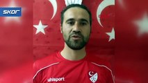 Sivas'ta futbol hakemlerinden 'evde kal' mesajı