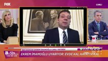 İmamoğlu’ndan çarpıcı açıklama: Tümüyle sokağa çıkma yasağı gelebilir