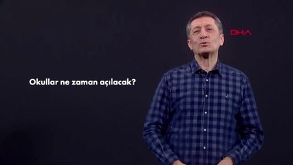 Bakan Selçuk Okulların açılabilmesi için Bilim Kurulu verilerine ihtiyaç var