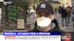Coronavirus: une file d'attente s'allonge devant l'IHU de Marseille où les patients 