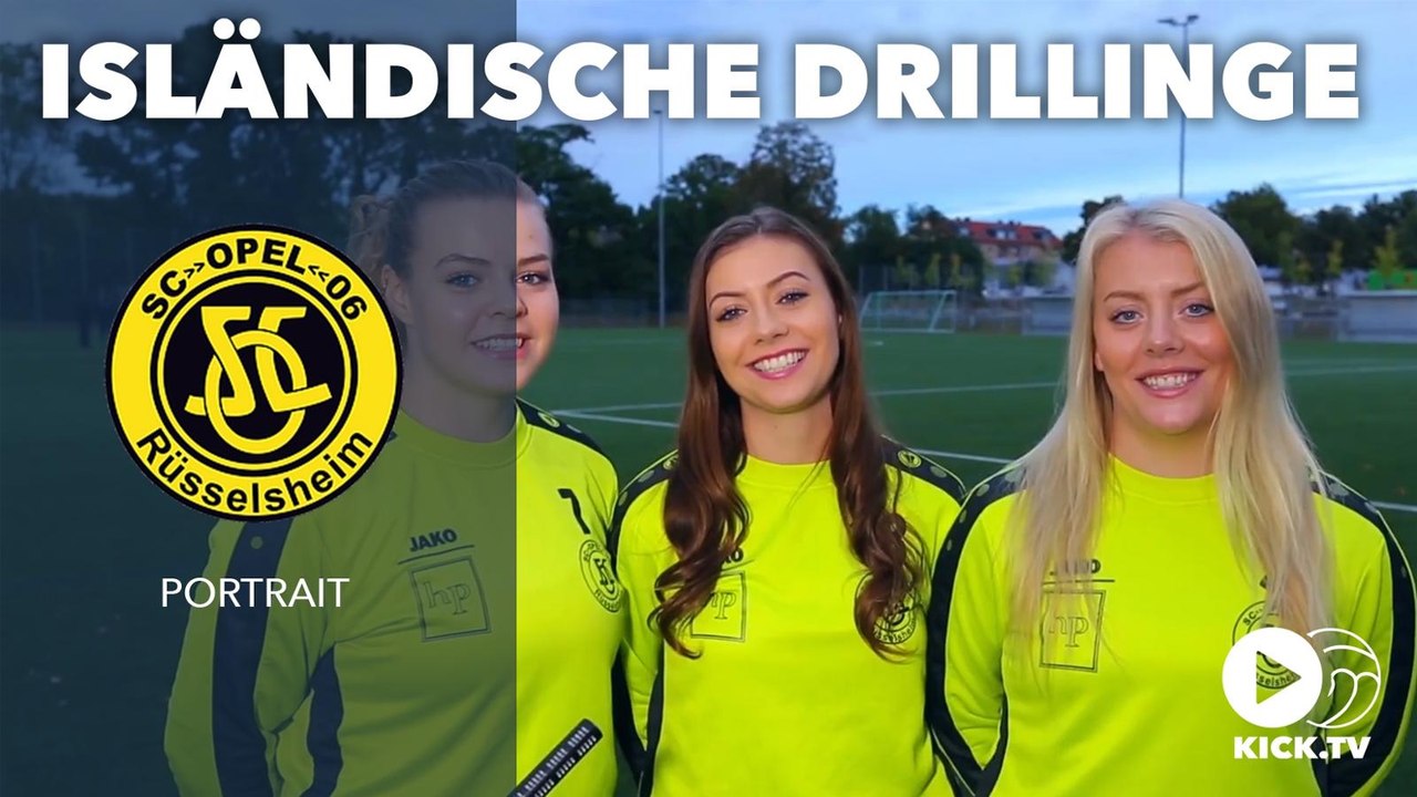 Hattrick aus Island: Drillinge Heidrun, Asrun und Dagrun begeistern Amateurklub