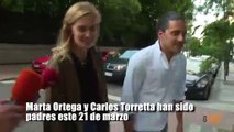 Marta Ortega y Carlos Torretta, padres de una niña