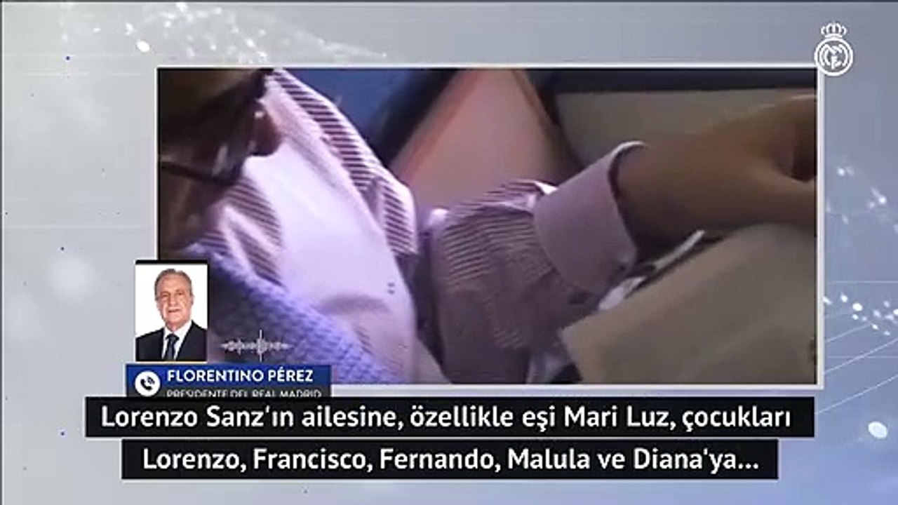 Florentino Perez başsağlığı diledi