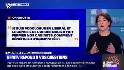 Je suis podologue en libéral et mon cabinet est fermé, comment bénéficier d'indemnités ? BFMTV répond à vos questions