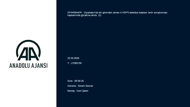 HDP'li belediye başkanlarına terör gözaltısı - Ergani Belediyesi - DİYARBAKIR