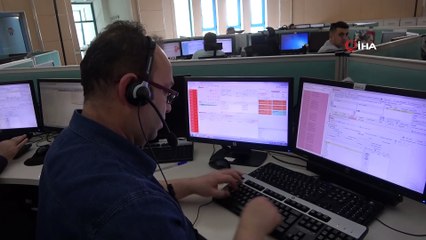 Antalya 112 Acil Çağrı Merkezinde 65 yaş ve üzeri trafiği