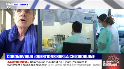 Pour Jean-Paul Hamon, la chloroquine est un traitement "porteur d'espoir" mais dont l'efficacité est "loin d'être certaine"