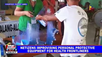 Netizens improvising personal protective equipment for health frontliners