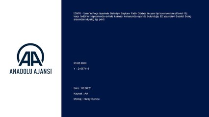 Foça belediye başkanının 'Evinizde kalın' uyarısına 'baston'lu cevap - İZMİR