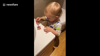 Toddler drops UK family's last pack of toilet paper into the bath