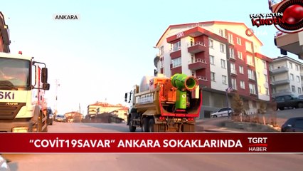 "Covit19Savar" Ankara Sokaklarında