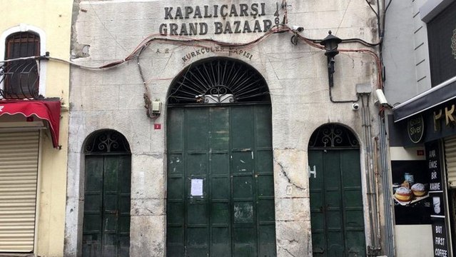 Kapalıçarşı’da corona virüsü tedbiri