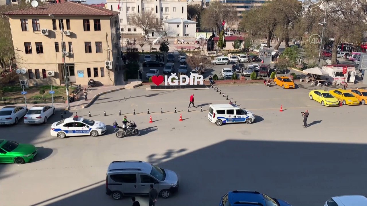 Koronavirüse karşı anonslu uyarı - IĞDIR