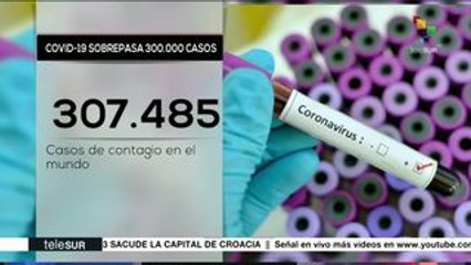 Más de 300 mil los afectados por Covid-19 en el planeta