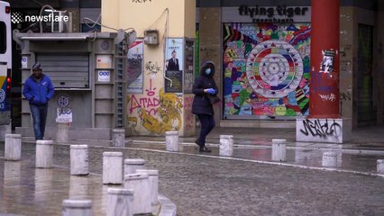 First day of lockdown in Greece after COVID-19 cases rise