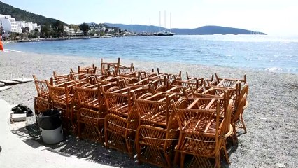 Turizm merkezleri, koronavirüs tedbirleri nedeniyle en sakin günlerini yaşıyor (2) - MUĞLA