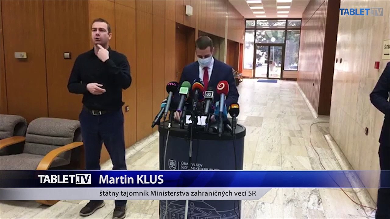 ZÁZNAM: Brífing štátneho tajomníka MZV M. Klusa