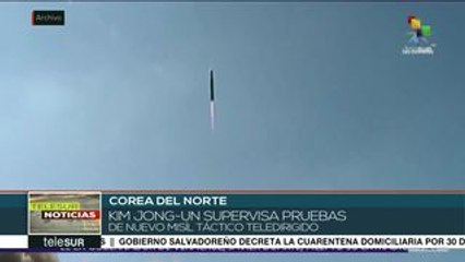 Supervisa pdte. norcoreano ensayos misilísticos