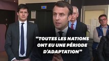 Macron répond aux critiques sur la gestion des stocks de masques