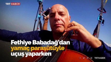 Aşık Veysel türküsünü çello ile gökyüzünde seslendirdi