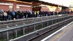 Crowds at West Ham tube station in morning rush hour despite social distancing advice