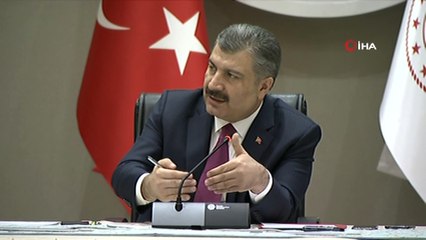 Sağlık Bakanı Fahrettin Koca, Bilim Kurulu Toplantısı sonrası açıklamalarda bulunuyor