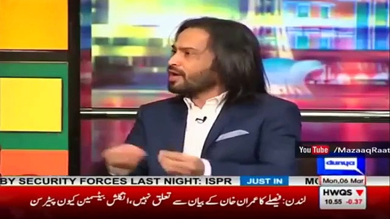 AmanUllah Ki Waqar Zaka Ko Zabardast Juggat  Mazaaq Raat  Dunya News